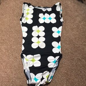 Multi color gymnastics leotard